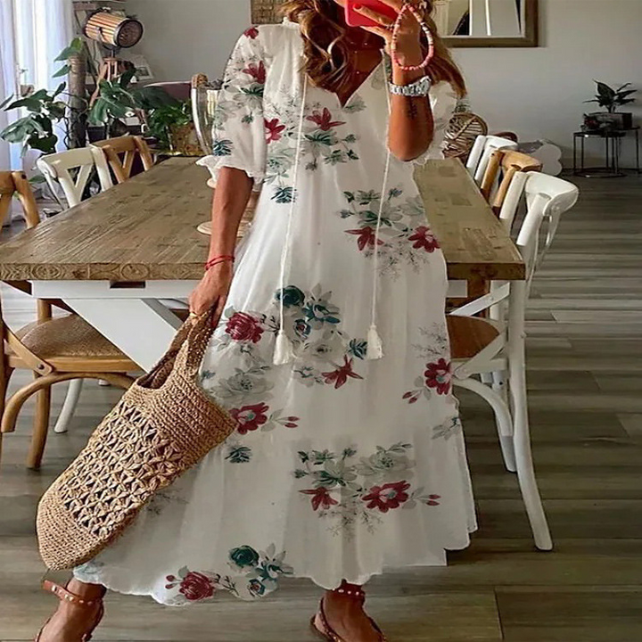 Dianna - Bohemian-Inspired Tummy-Covering Dress